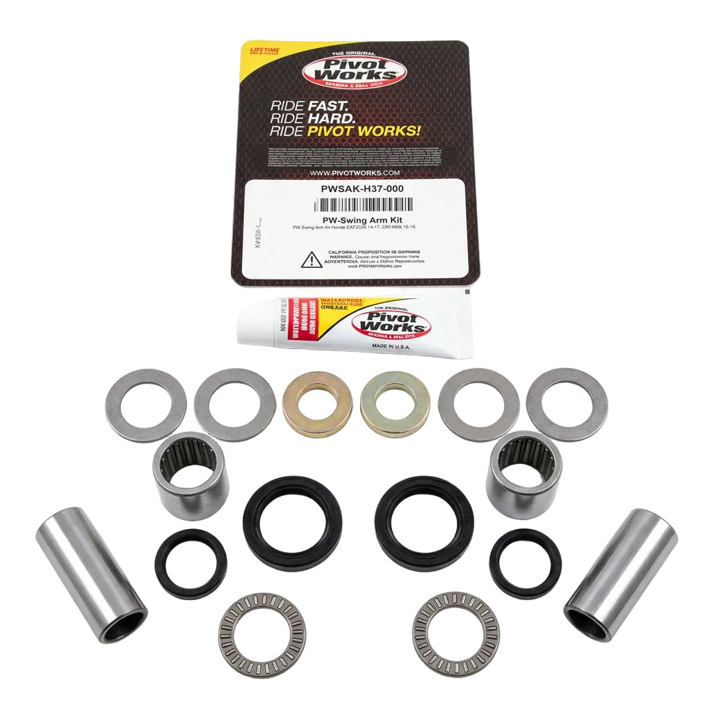 SWINGARM BEARING KIT CRF450R, PIVOT WORKS PWSAK-H37-000 HONDA MX, PWSAKH37000