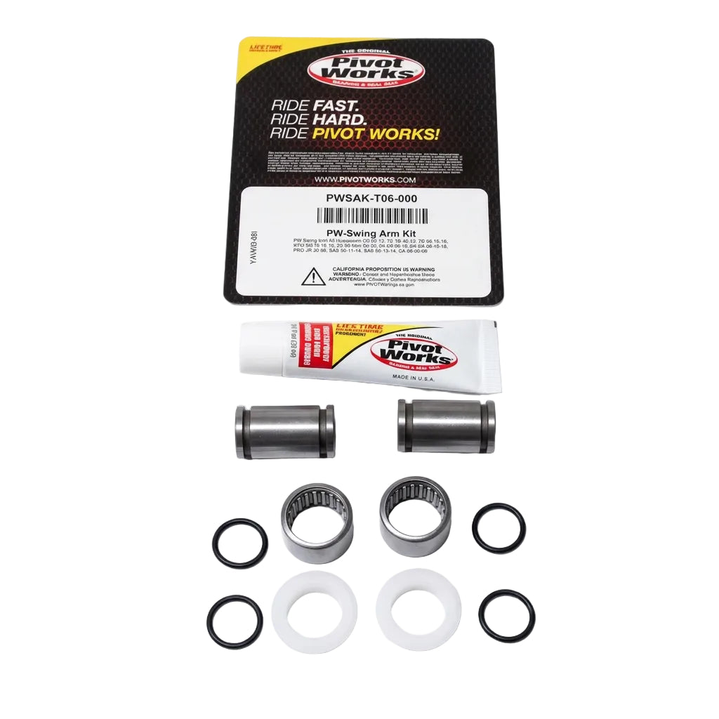Pivot Works Swingarm Bearing & Seal Kit | KTM SX50 2009-2018, SX65 1998-2018 | Husqvarna TC50/TC65 2017-2018