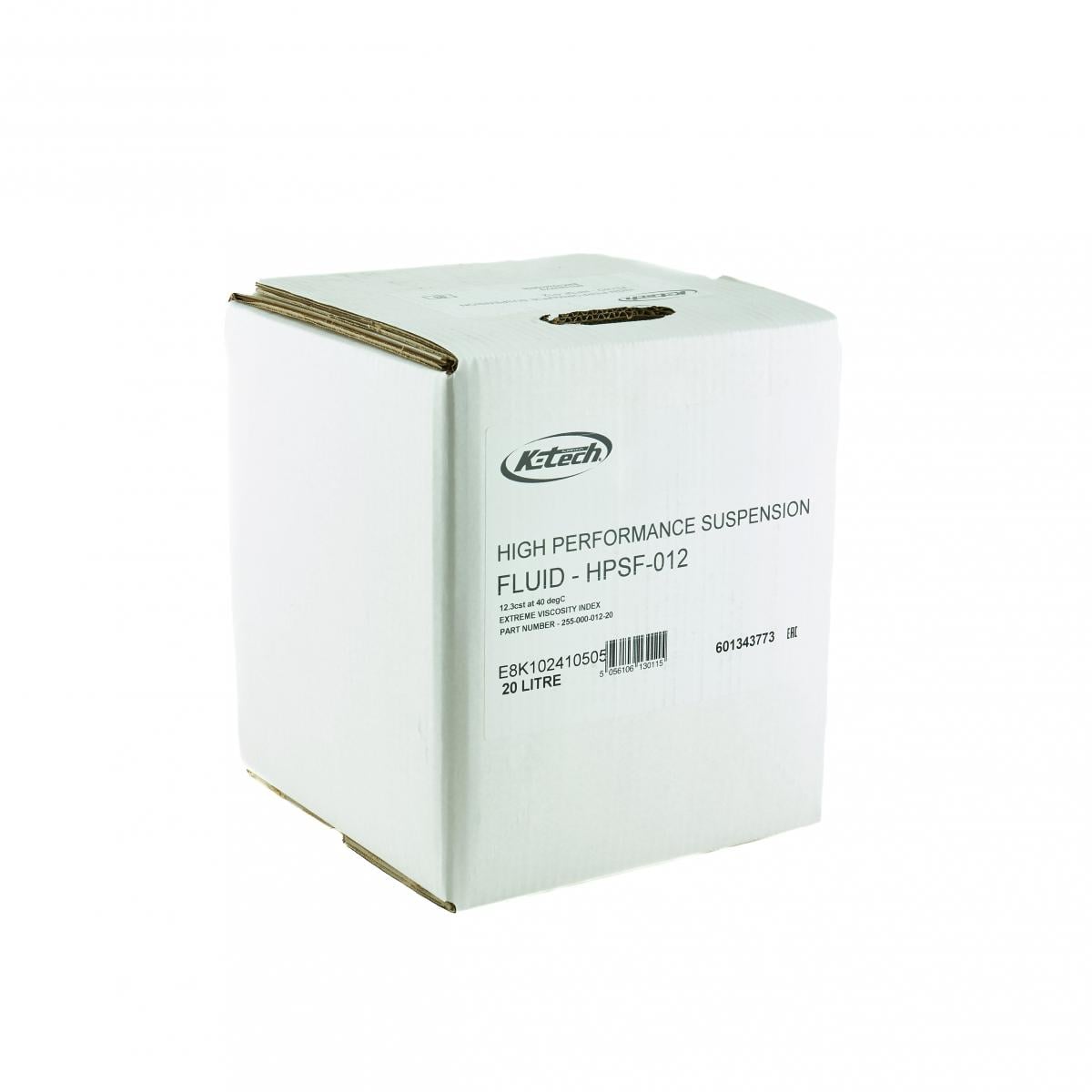 K-Tech HIGH PERFORMANCE SHOCK OIL 2.5wt, K-TECH 255-000-012-20, HPSF-012, 20 LITRE, ABSORBER FLUID