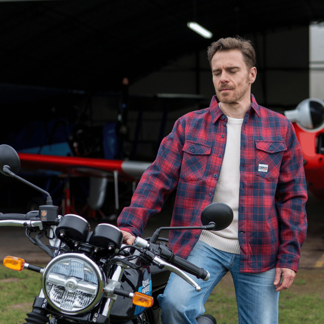 Heritage Red & Navy Flannel Shirt