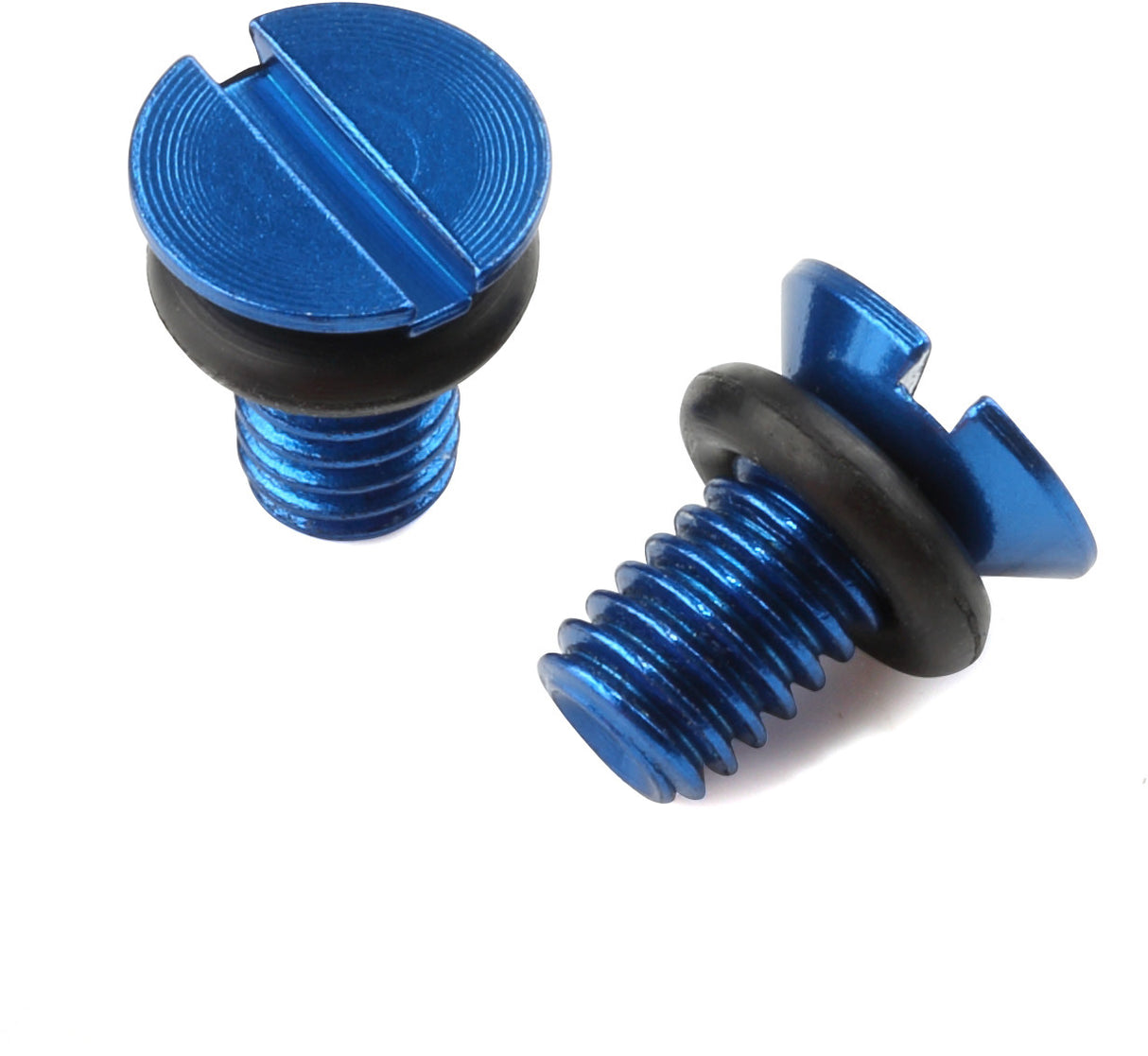 Fork Air Valve Cap Screw WP H-Blue 2pcs