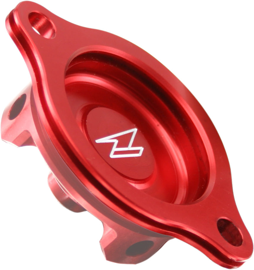 DRC Oil filter cover KXF250 05-17, RMZ250 05-06 red