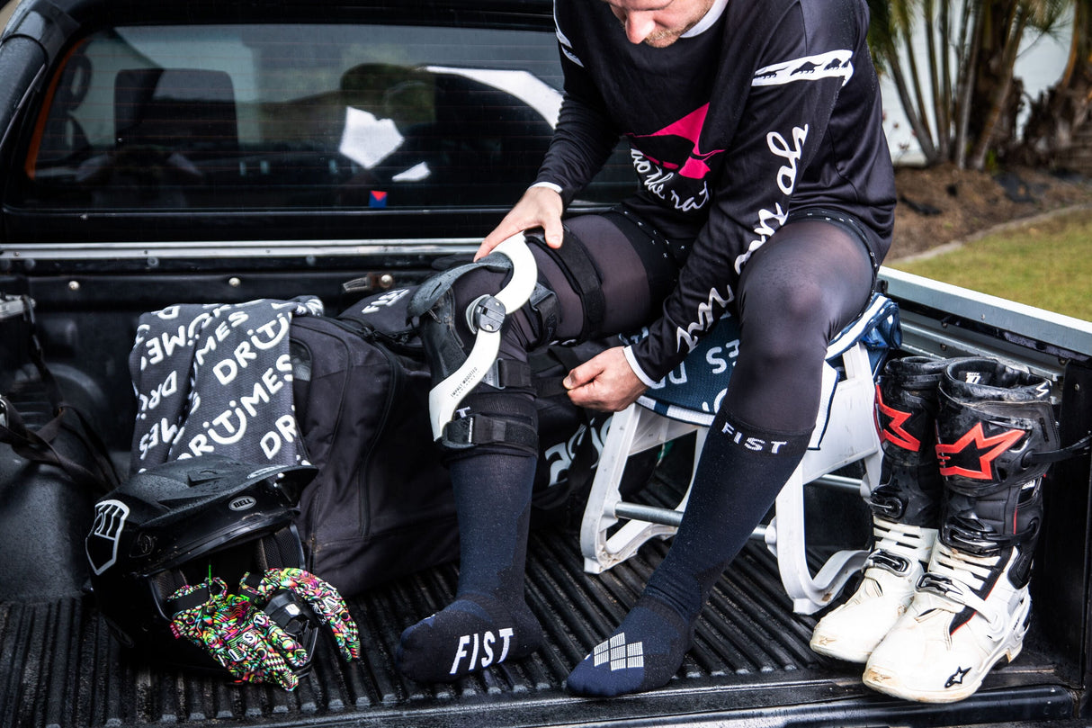 Fist Handwear Moto Sock - Black