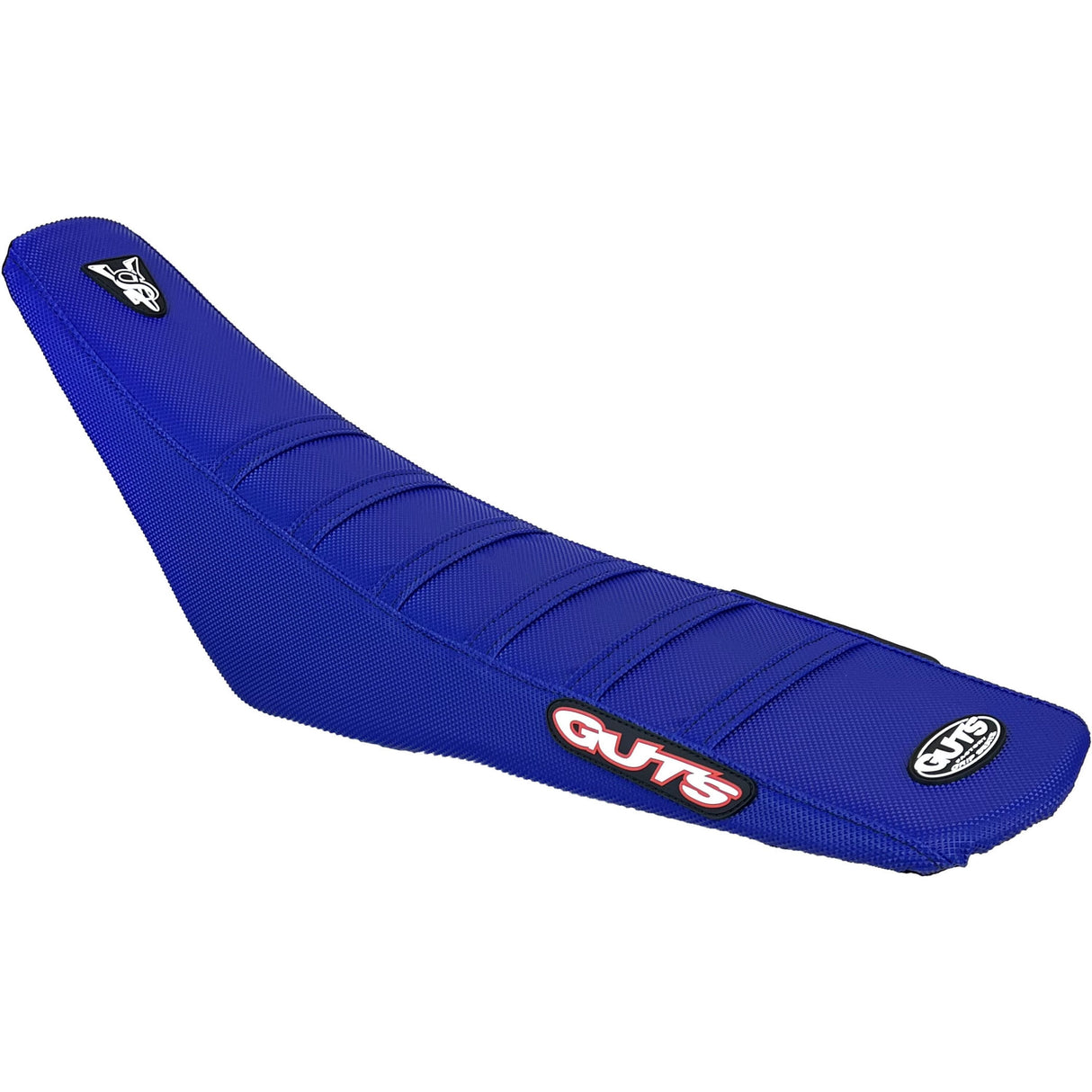 GUTS Racing Seat Cover Blue with blue ribs PW50 1985-ON