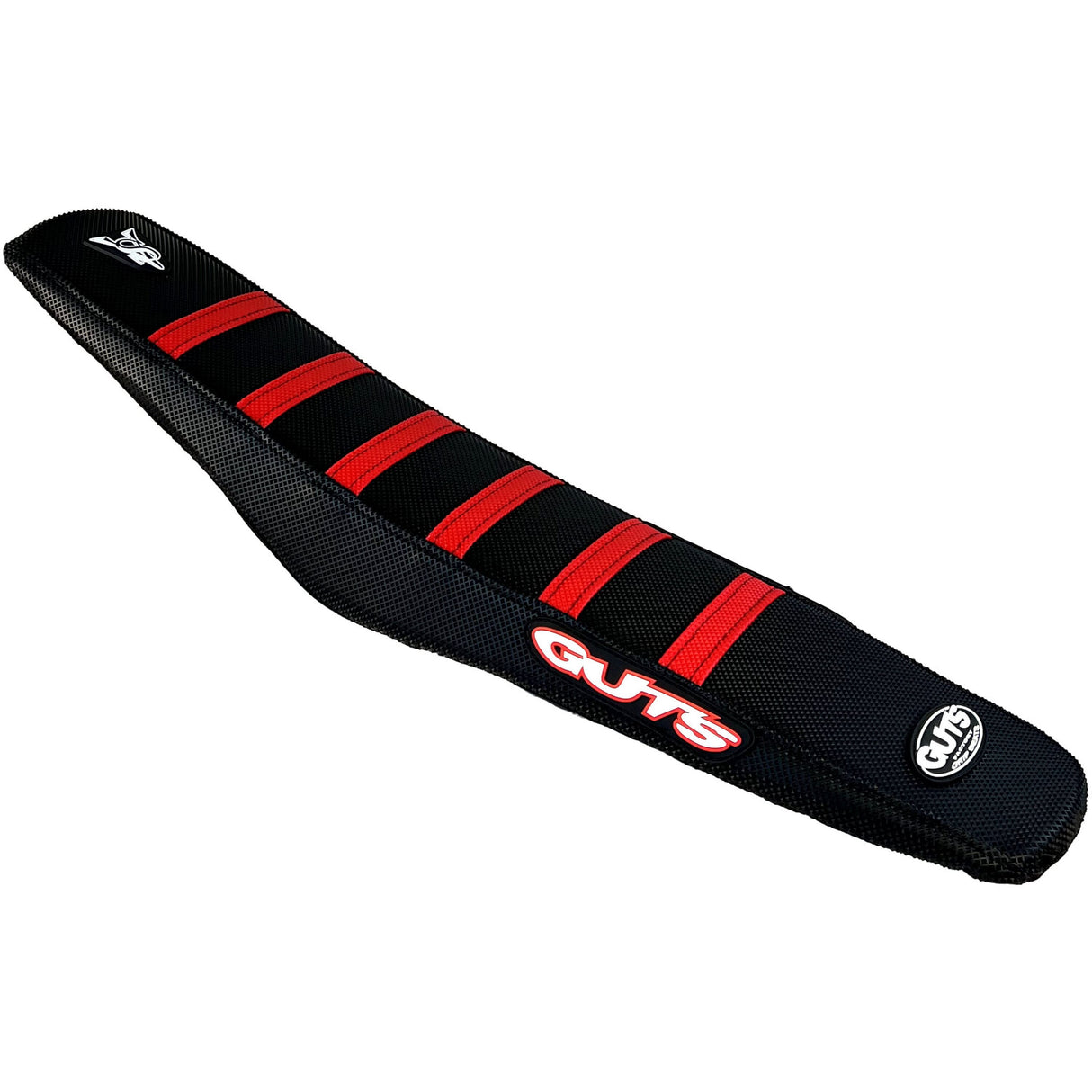GUTS Racing Ribbed Cover Black with Red Ribs Stark 23-ON