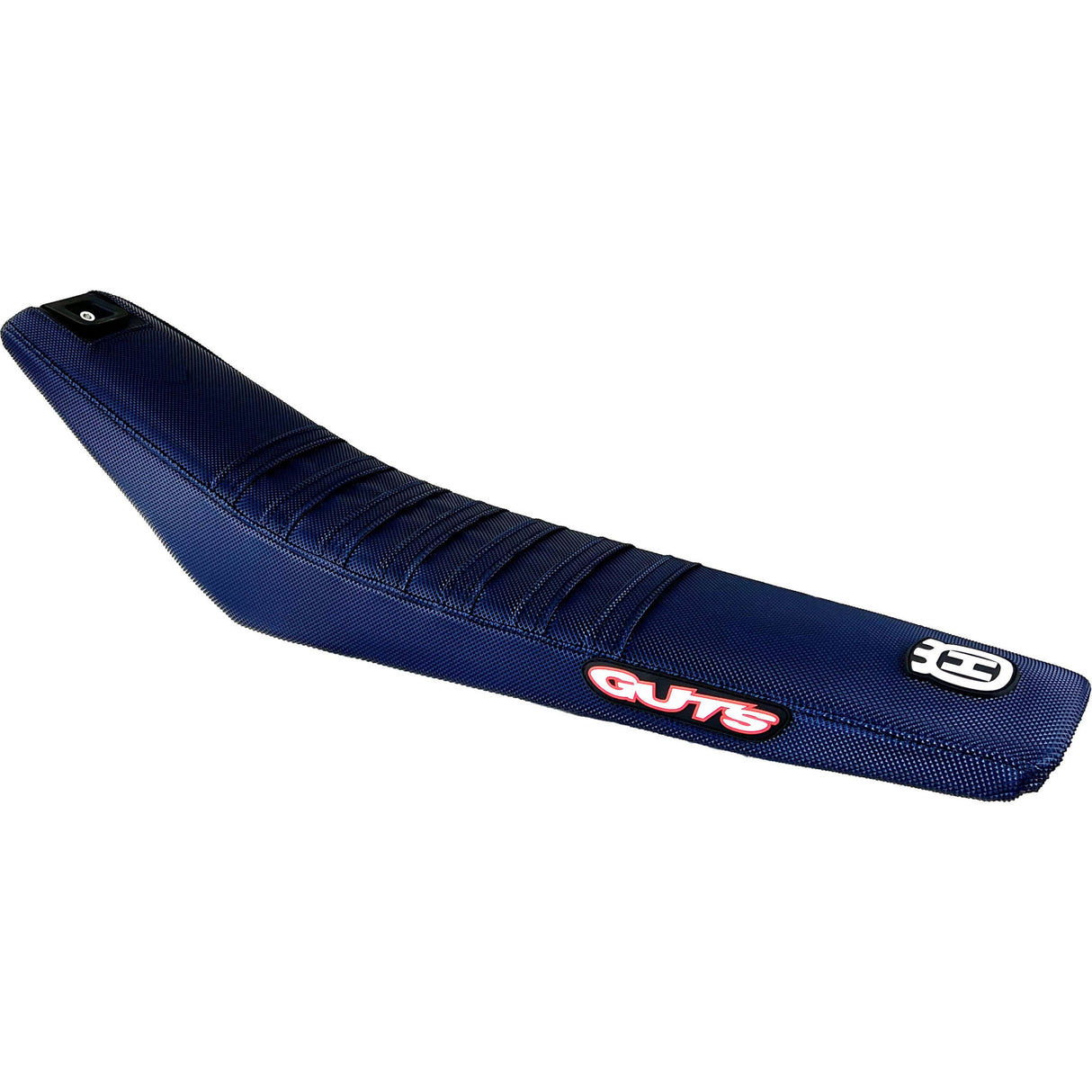 GUTS Racing Ribbed Velcro Cover Blue with Blue Ribs Husqvarna TC85 25-ON