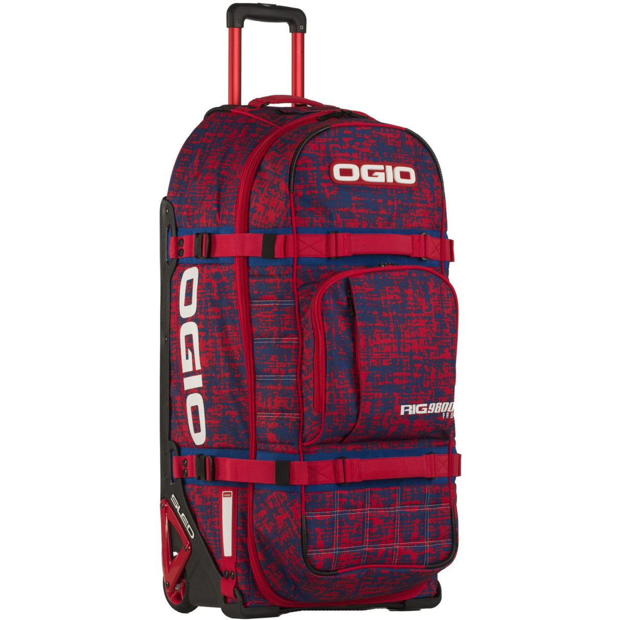 Rig 9800 Wheeled Bag Chaos Red/Blue