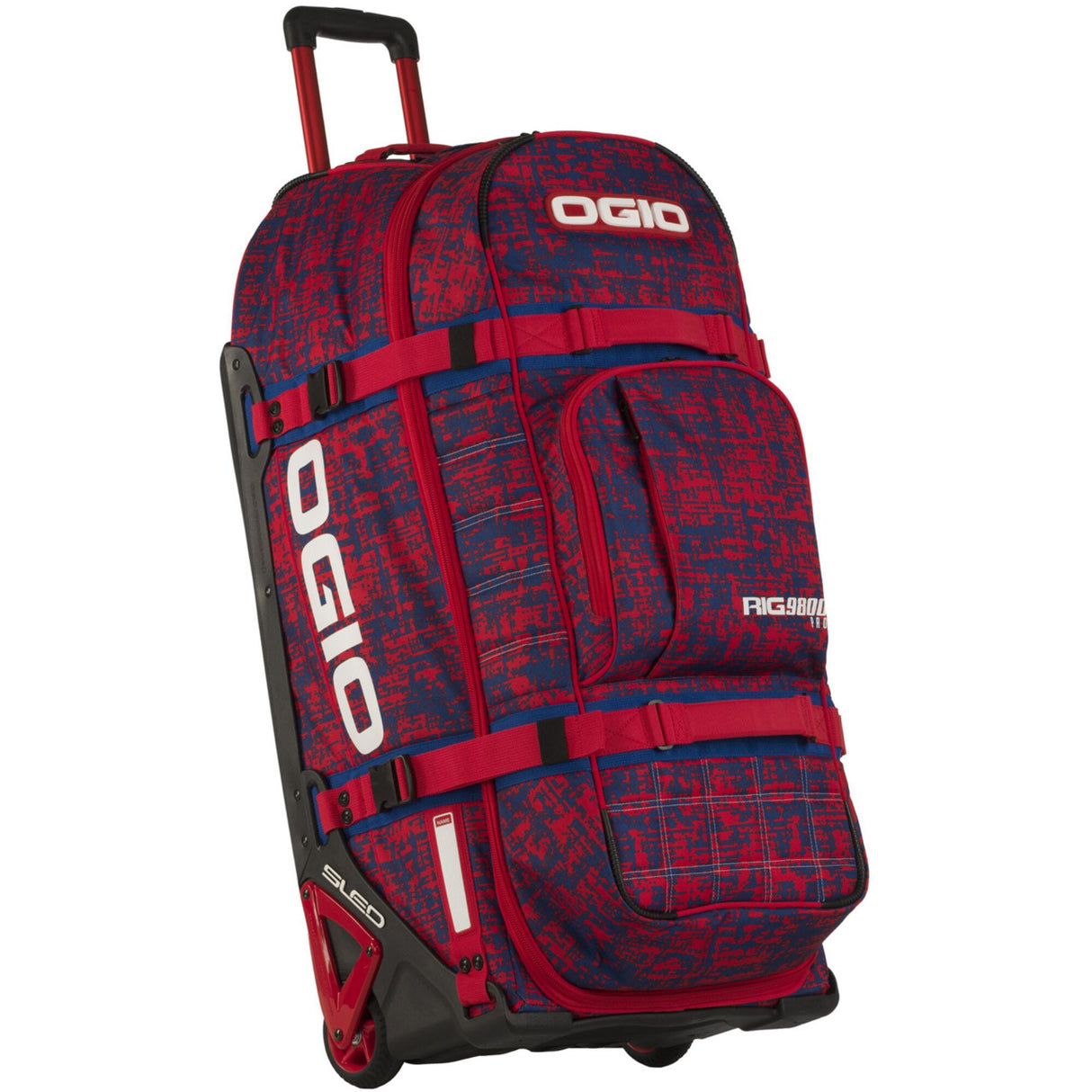 Rig 9800 Wheeled Bag Chaos Red/Blue