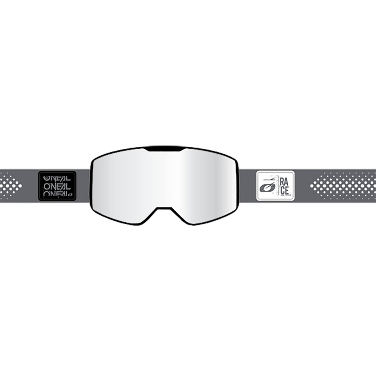 Masque O'Neal B-20 Goggle STRAIN V.22 Noir/blanc - Gris - Neuf - Taille Unique