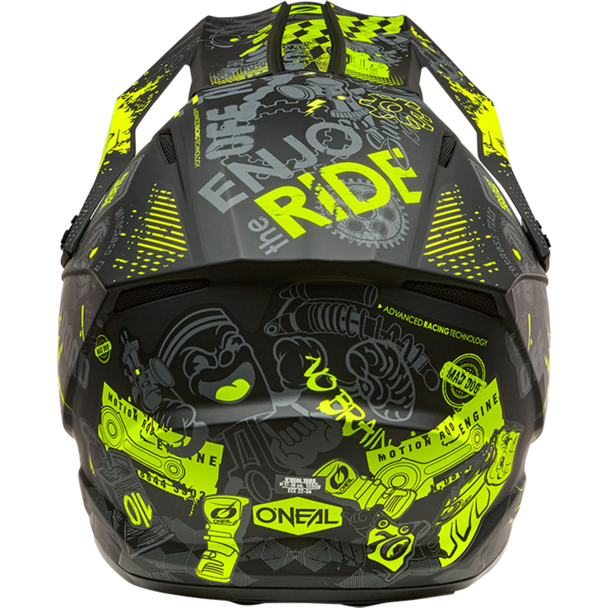 1SRS Helmet VIBRANT V.26 black/neon yellow