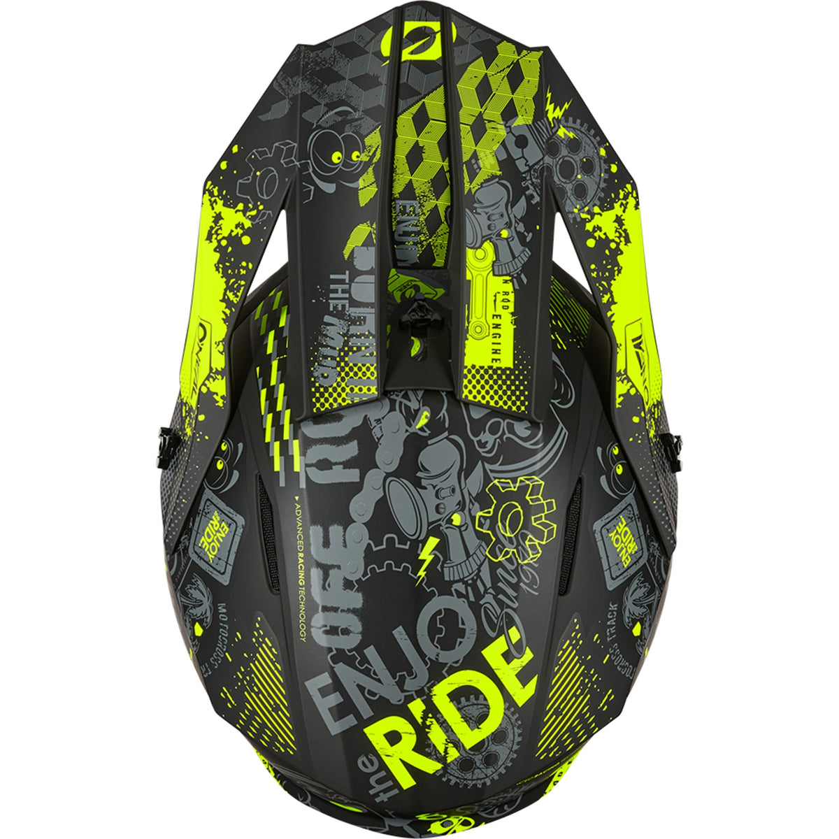 1SRS Helmet VIBRANT V.26 black/neon yellow