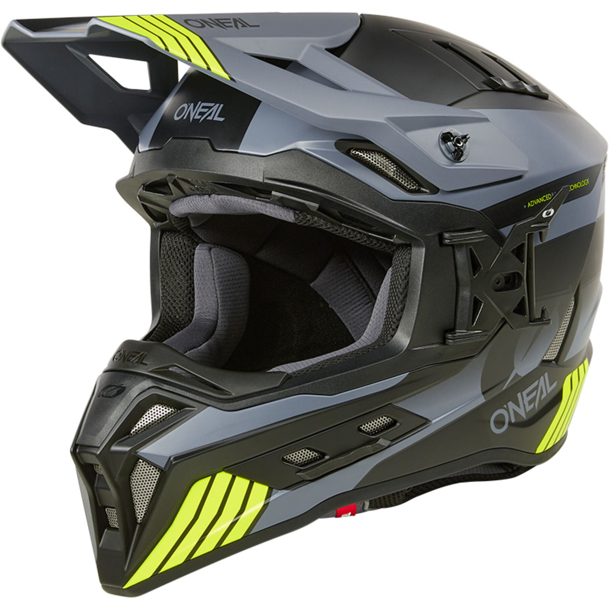 ONEAL EX-SRS Helmet HITCH black/G/neon yellow