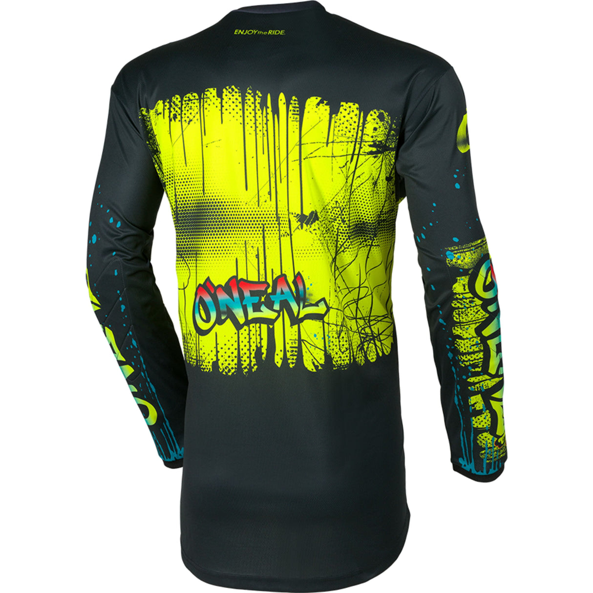 O'Neal ELEMENT Youth Jersey RANCID black/neon yellow