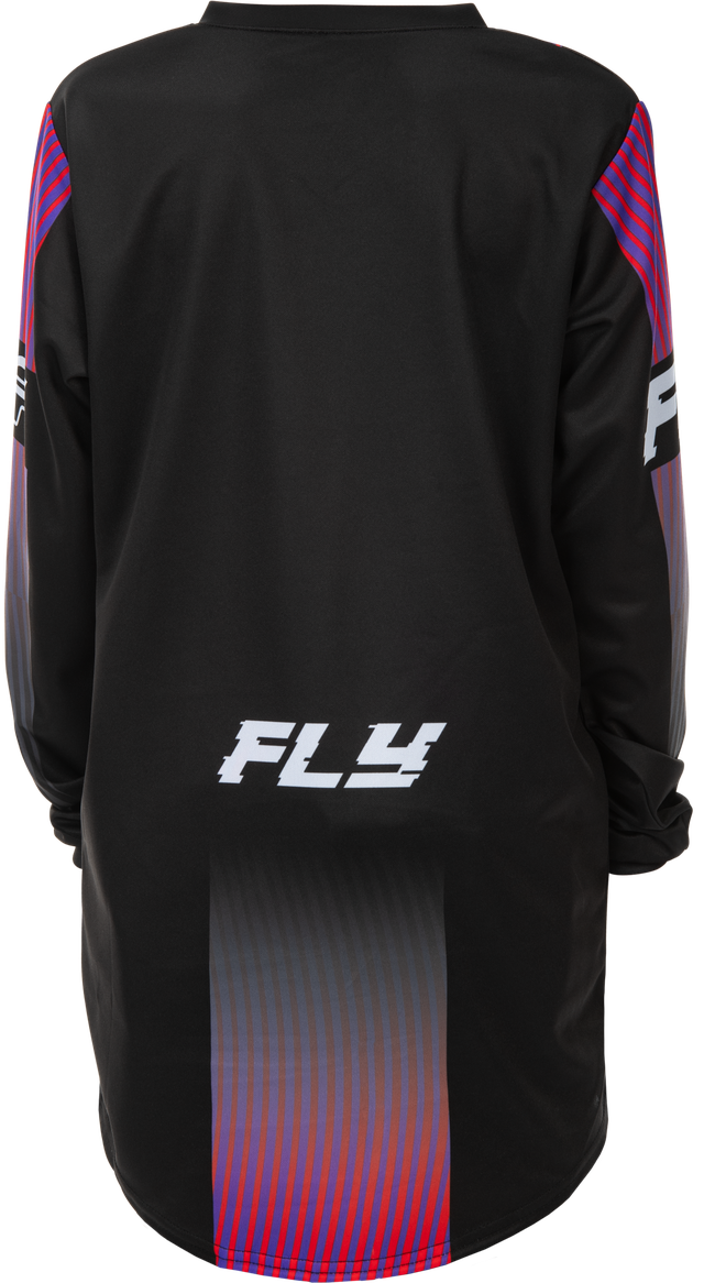 F-16 2026 Youth Jersey - Black/Red/Purple