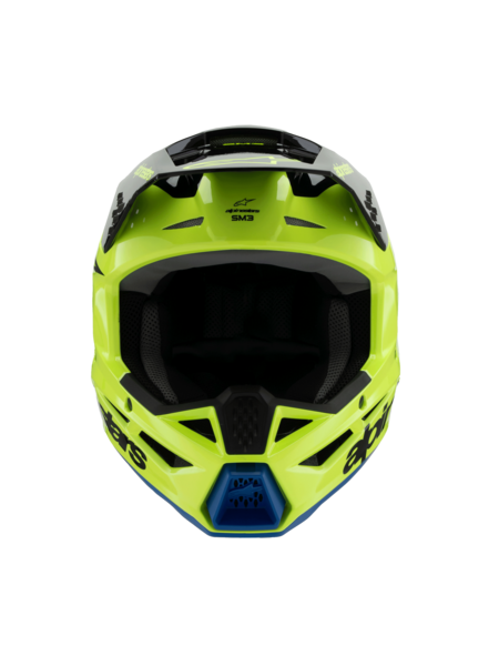 SM3 YOUTH RADIUM HELMET ECE06 - YLW FL BLK BL G