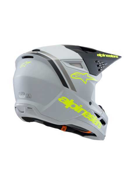 SM3 YOUTH RADIUM HELMET ECE06 - GR BLK YLW F M