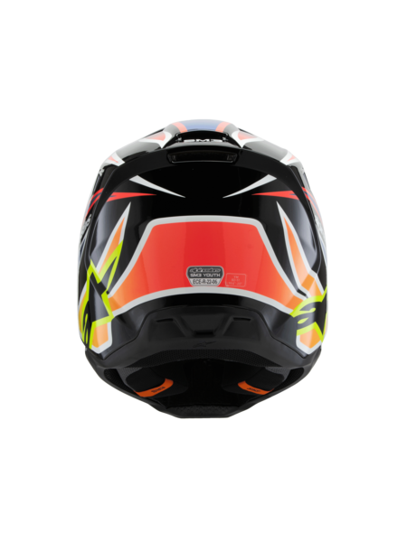 SM3 YOUTH WURX HELMET ECE06 - BLK YLW F N R G