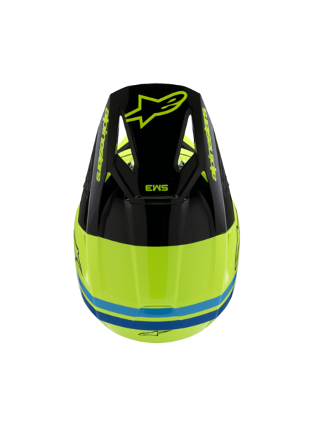 SM3 YOUTH RADIUM HELMET ECE06 - YLW FL BLK BL G
