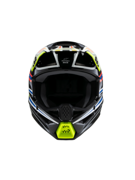 SM3 YOUTH WURX HELMET ECE06 - BLK YLW F N R G