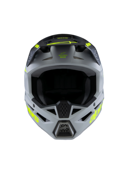 SM3 YOUTH RADIUM HELMET ECE06 - GR BLK YLW F M