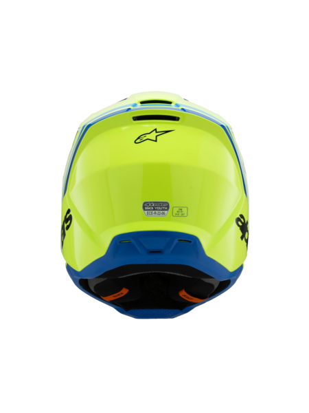 SM3 YOUTH RADIUM HELMET ECE06 - YLW FL BLK BL G
