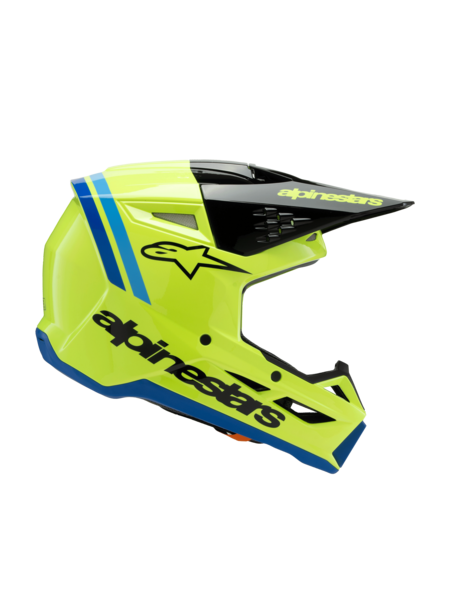 SM3 YOUTH RADIUM HELMET ECE06 - YLW FL BLK BL G