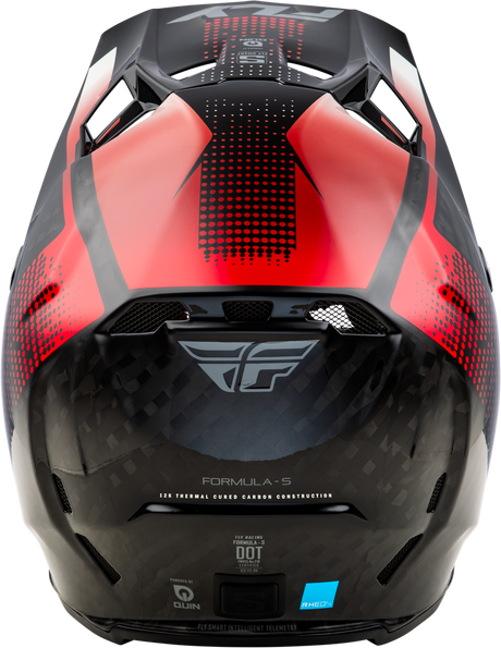 Formula S Protocol Carbon Helmet - Carbon/Red