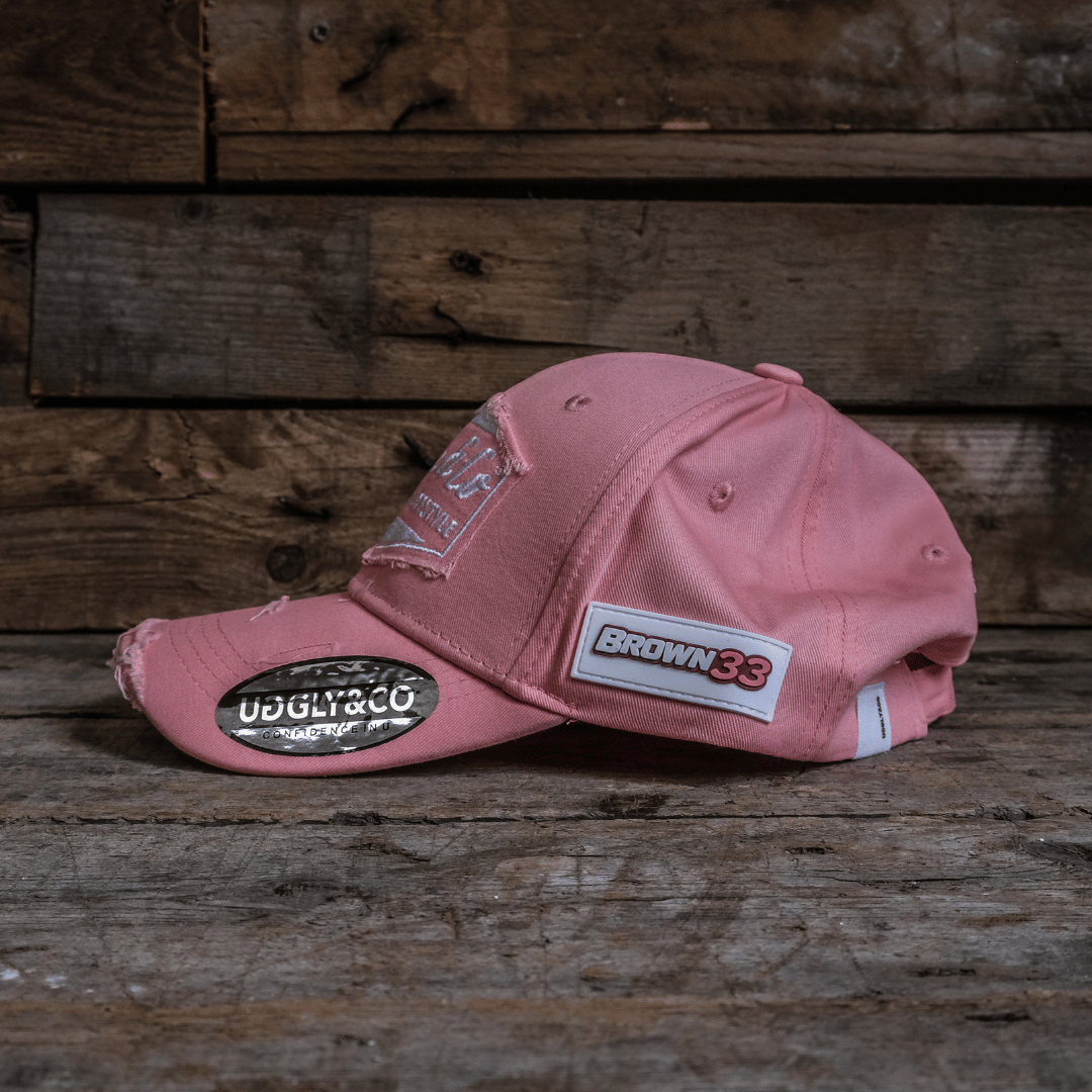 Washed Pink Diamond Vintage Baseball Cap