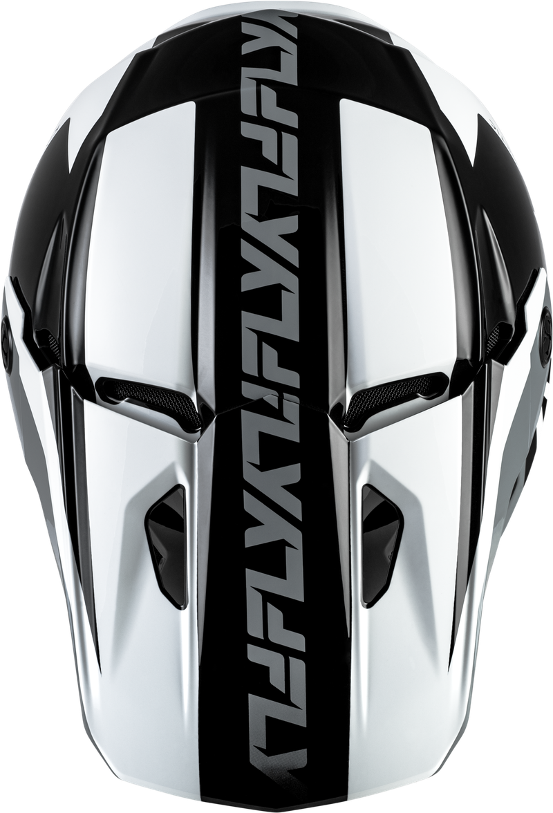 Kinetic Crest Helmet - Black/White/Grey