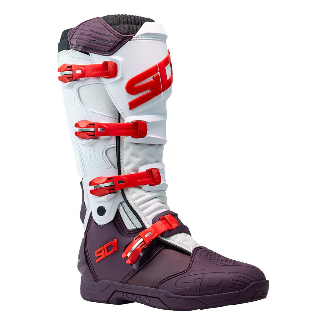 SIDI X-POWER SC CE BOOTS WHITE/WINE