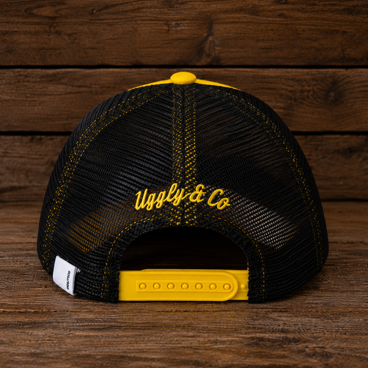 Yellow & Black Diamond Cap