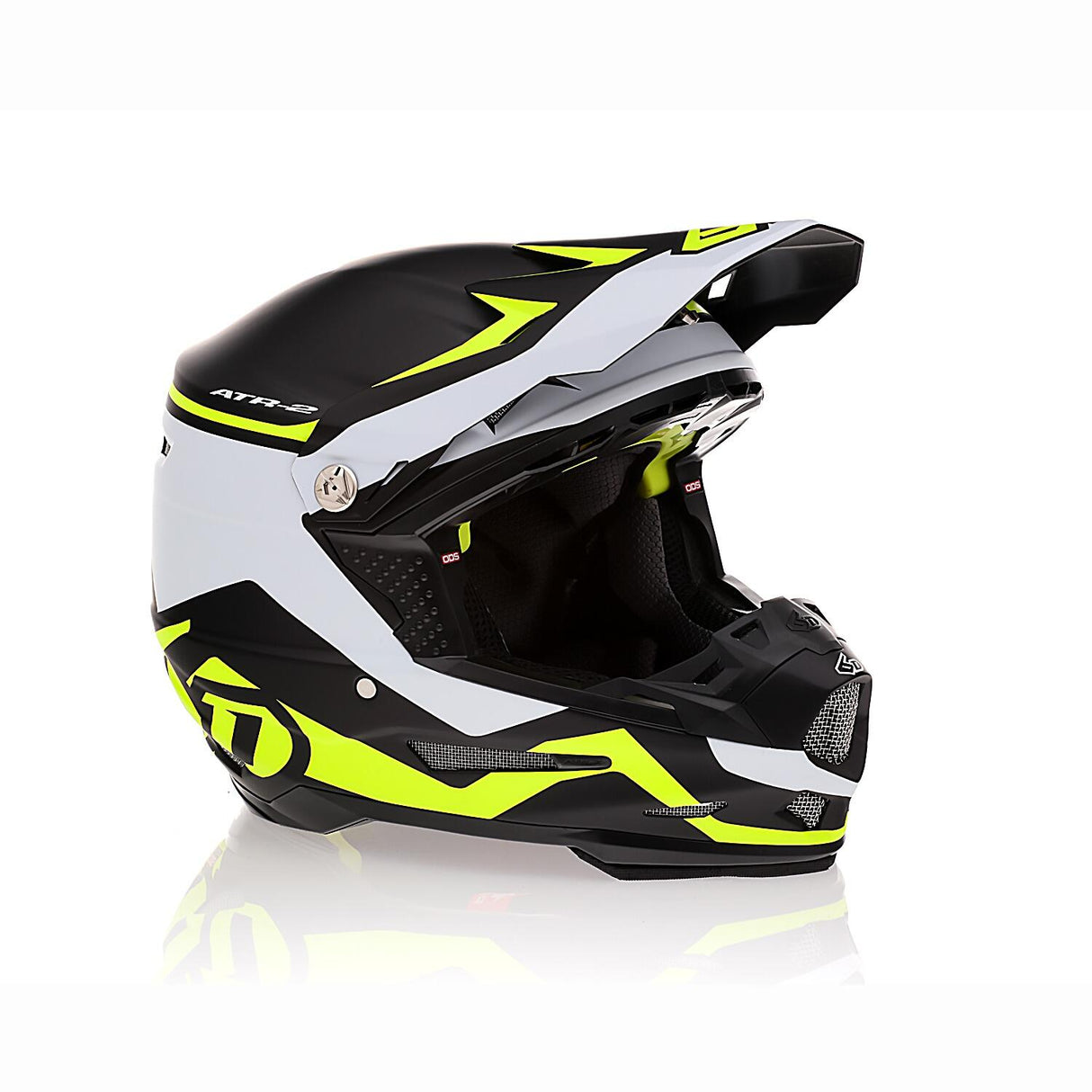 Neon Yellow ATR-2 Drive Helmet with Advanced Safety Features