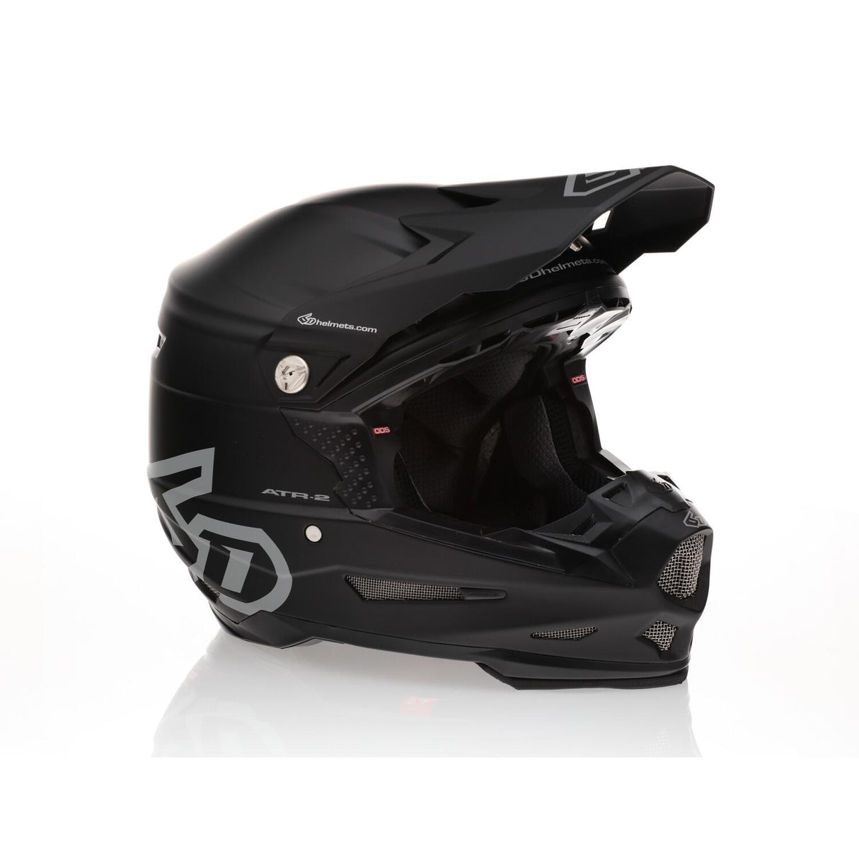ATR-2 Solid Matte Black Helmet - Sleek Design, Premium Safety