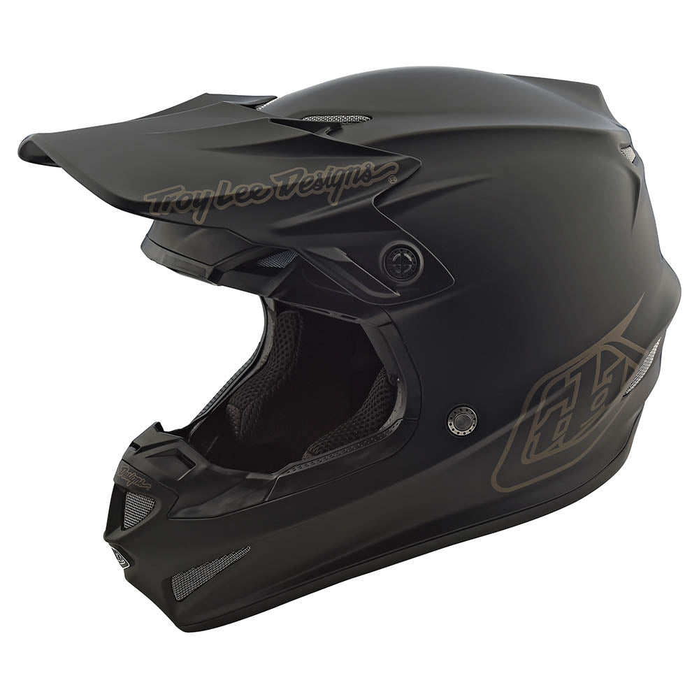 Troy Lee Designs Youth SE4 Polyacrylite Helmet W/MIPS Midnight Black