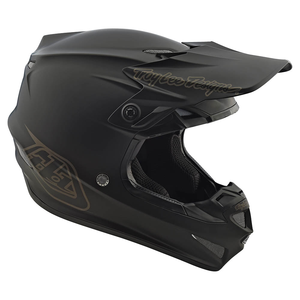 Troy Lee Designs Youth SE4 Polyacrylite Helmet W/MIPS Midnight Black
