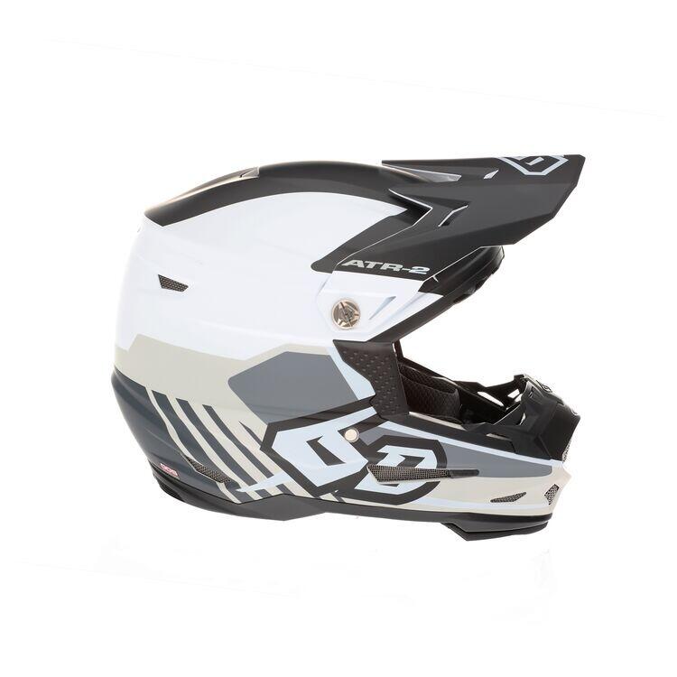 White ATR-2 Target helmet with sleek design and advanced safety features.