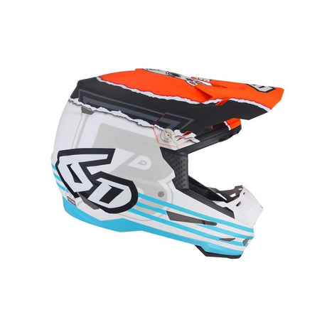 ATR-2Y Youth Danger Boy Haiden Deegan Replica Helmet in Orange and Blue
