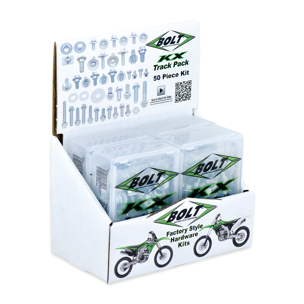 Track Pack Fastener Kit 6Pc Box Set Kx Style