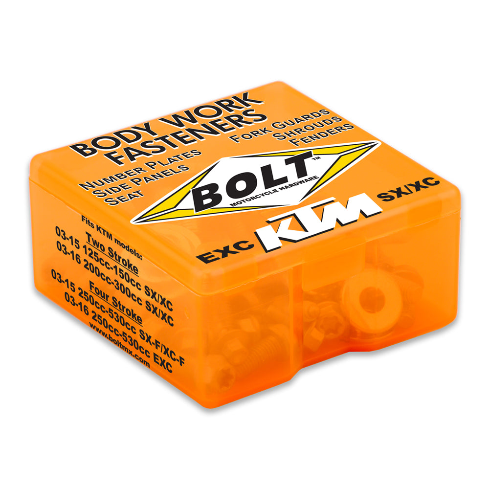 Plastic Fastener Kit Ktm Sx/Sx-F125-450 03-15, Sx250 03-16, Exc/Exc-F125-530 03-16