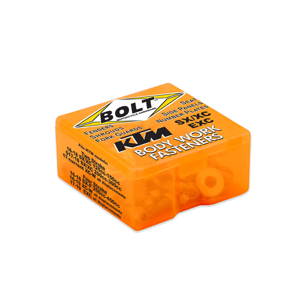 Plastic Fastener Kit Ktm Sx/Sx-F125-450 16-18, Exc/Exc-F125-500 17-19