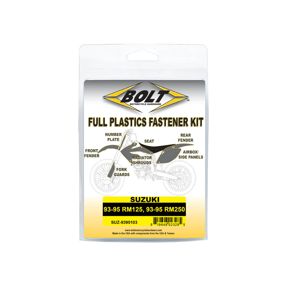 Plastic Fastener Kit Suzuki Rm125-250 93-95