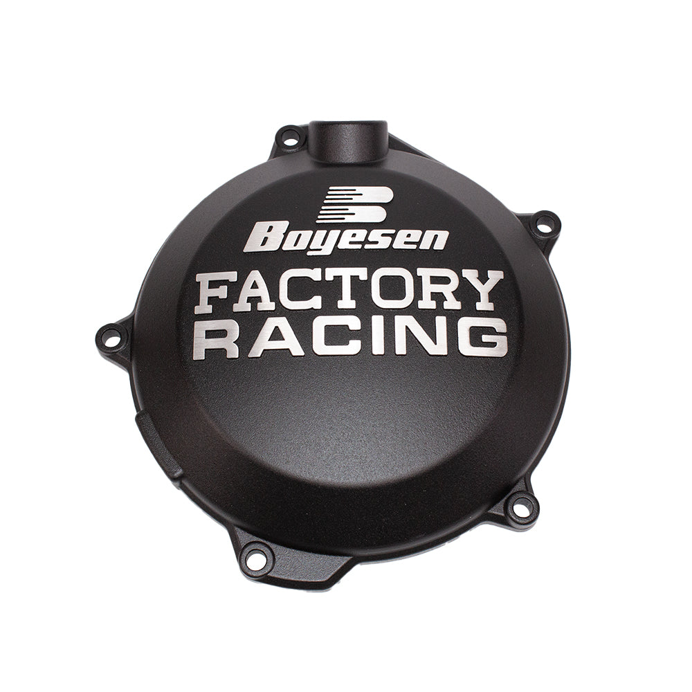 Boyesen Clutch Cover Ktm/Hqv/Gas Sx/Sx-F250-450 23-24, Tc/Fc/Fx250-450 23-24 Black