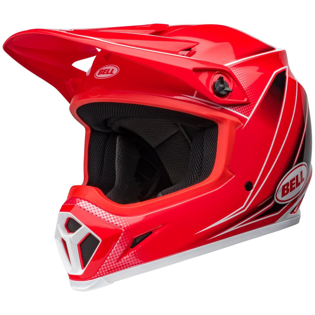 BELL MX 2024 MX-9 MIPS ADULT ZONE RED HELMET