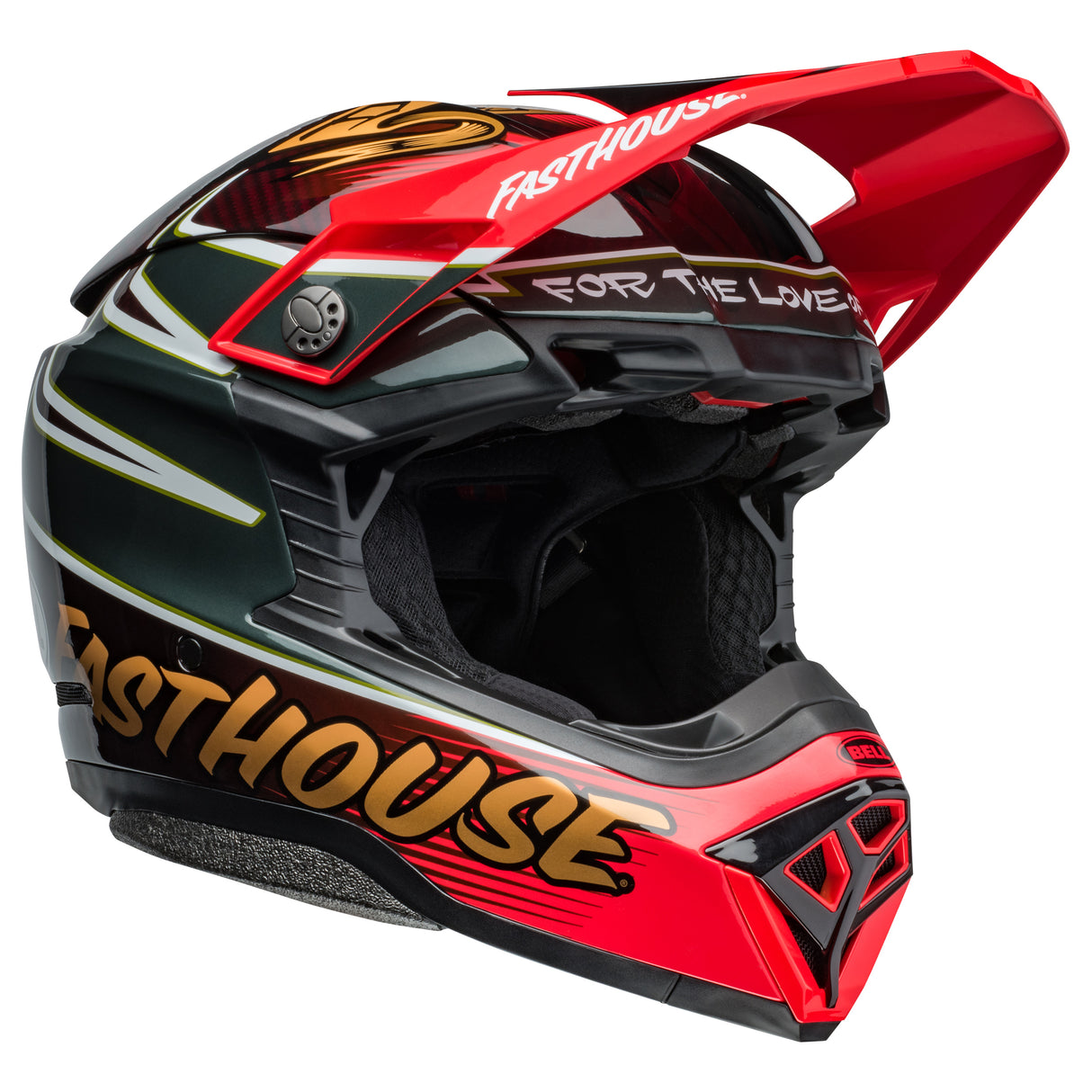 BELL MX 2024 MOTO-10 SPHERICAL MIPS ADULT DITD 24 RED GOLD HELMET