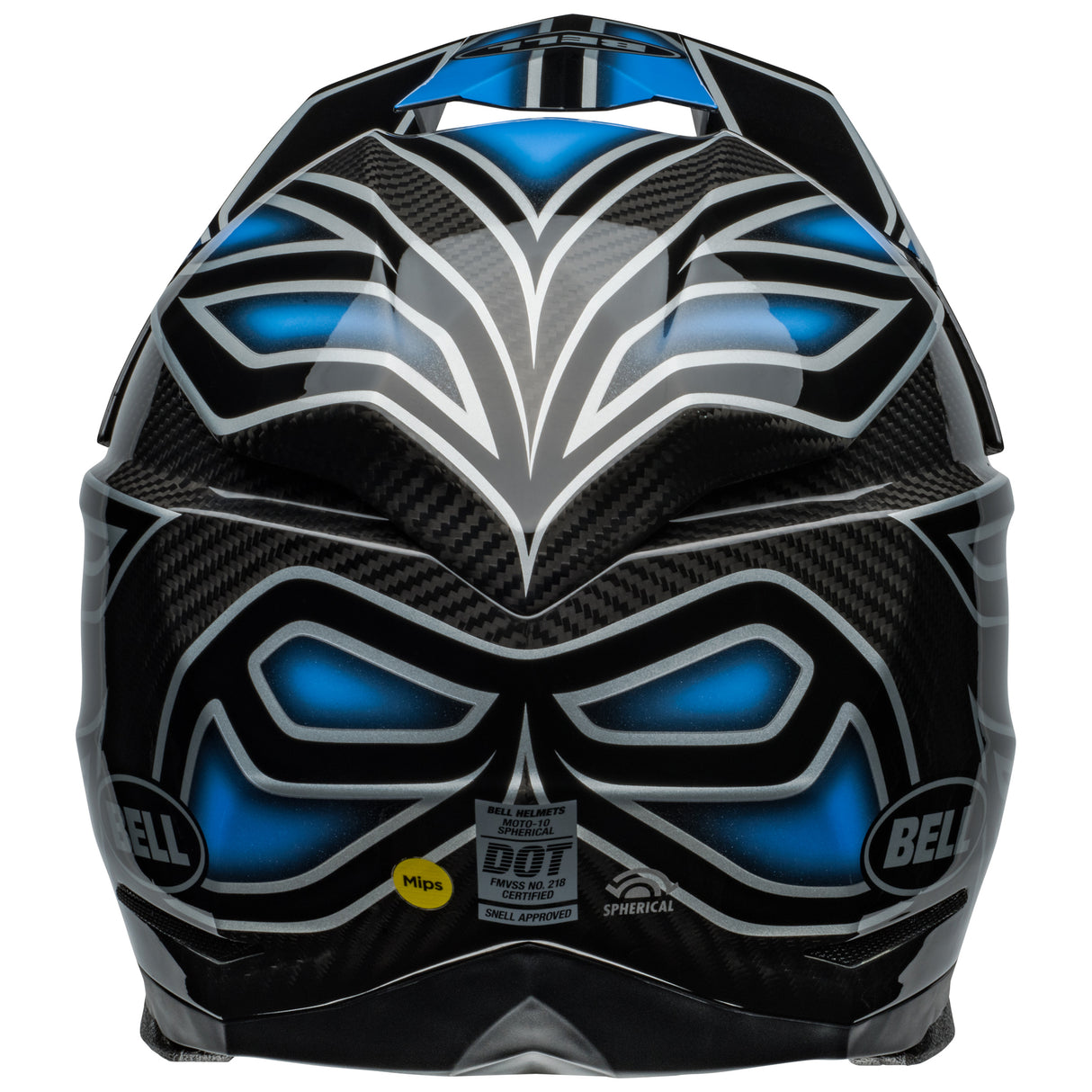 BELL MX 2024 MOTO-10 SPHERICAL MIPS ADULT WEBB MARMONT BLUE HELMET