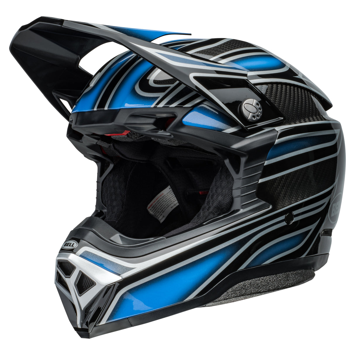 BELL MX 2024 MOTO-10 SPHERICAL MIPS ADULT WEBB MARMONT BLUE HELMET