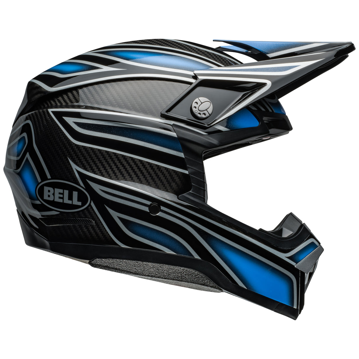 BELL MX 2024 MOTO-10 SPHERICAL MIPS ADULT WEBB MARMONT BLUE HELMET