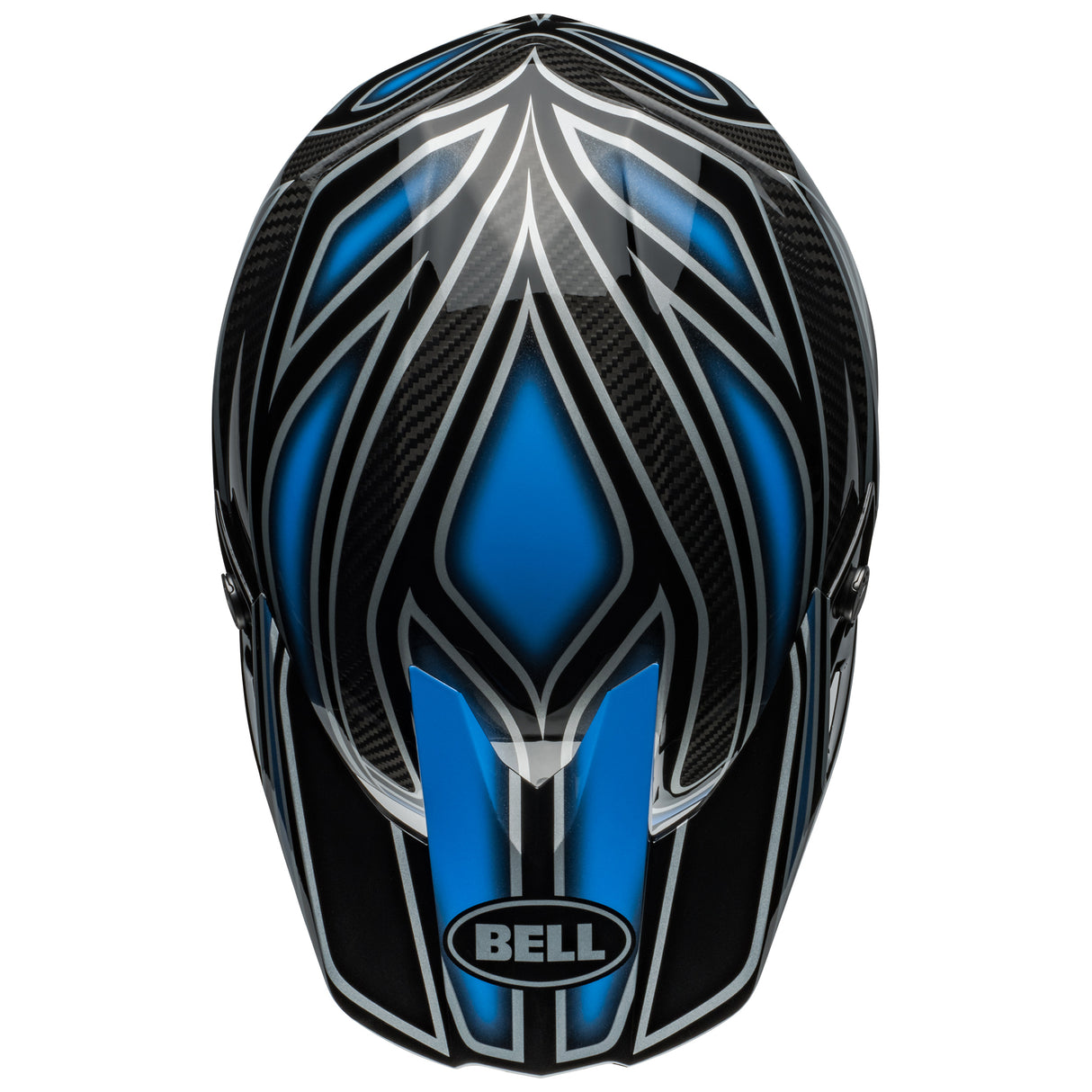 BELL MX 2024 MOTO-10 SPHERICAL MIPS ADULT WEBB MARMONT BLUE HELMET