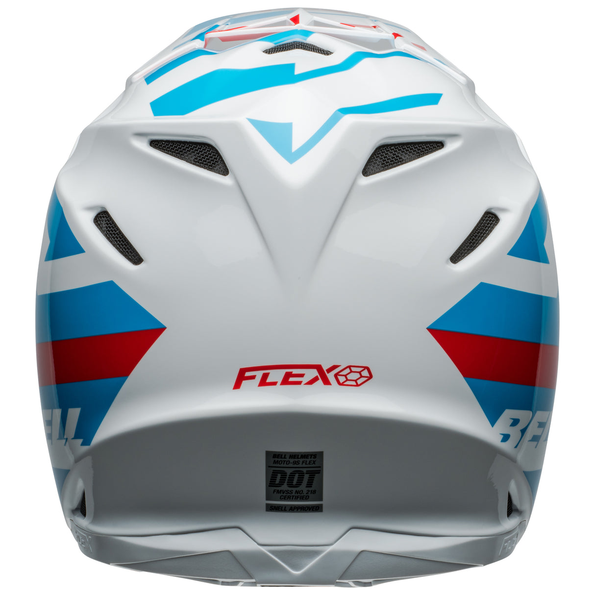 BELL MX 2024 MOTO-9S FLEX ADULT BANSHEE WHITE RED HELMET