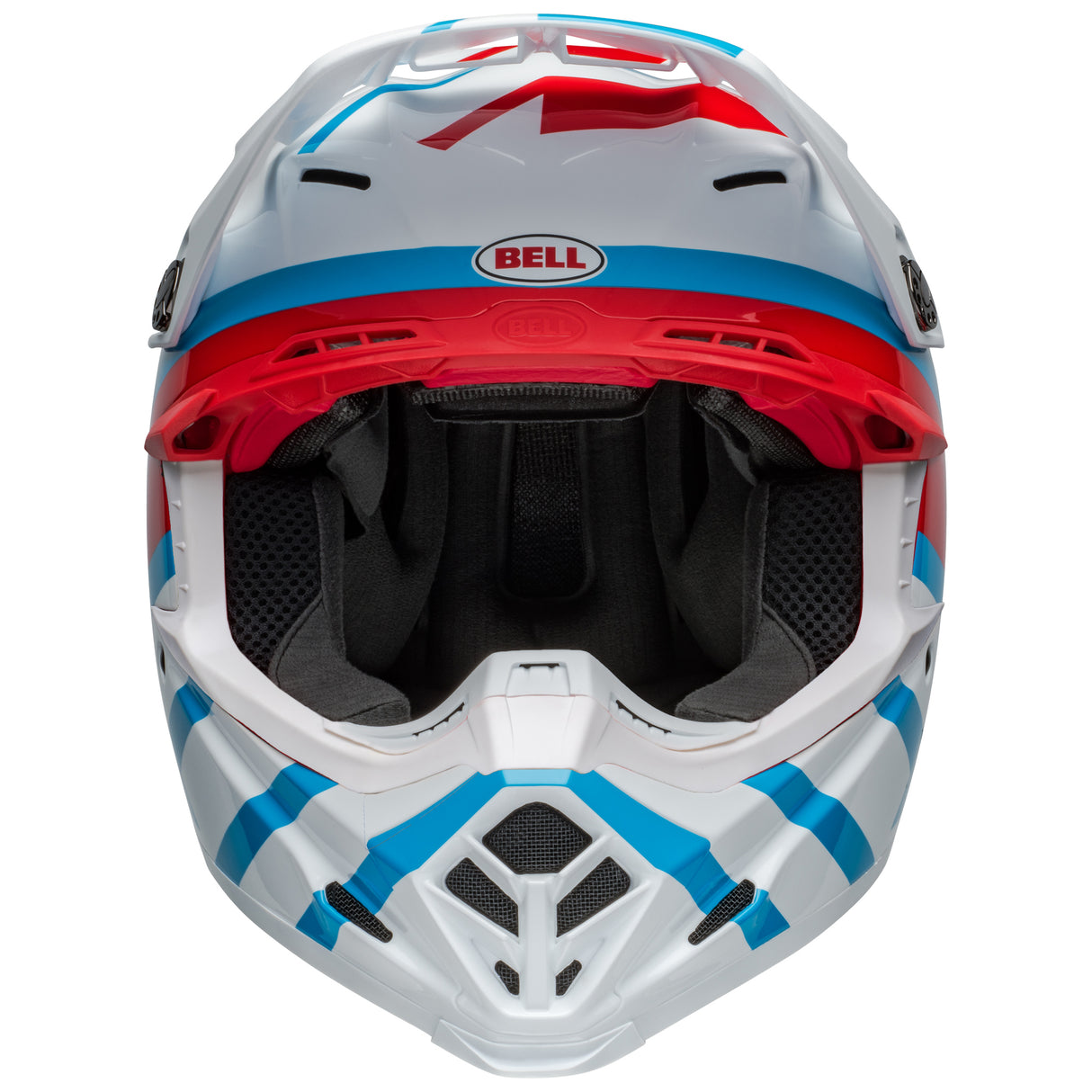 BELL MX 2024 MOTO-9S FLEX ADULT BANSHEE WHITE RED HELMET
